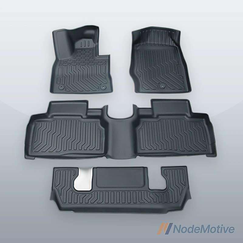 All Weather 3D Floor Mats for 2020 2021 2022 2023 Ford Explorer TPE 4PCS Liners