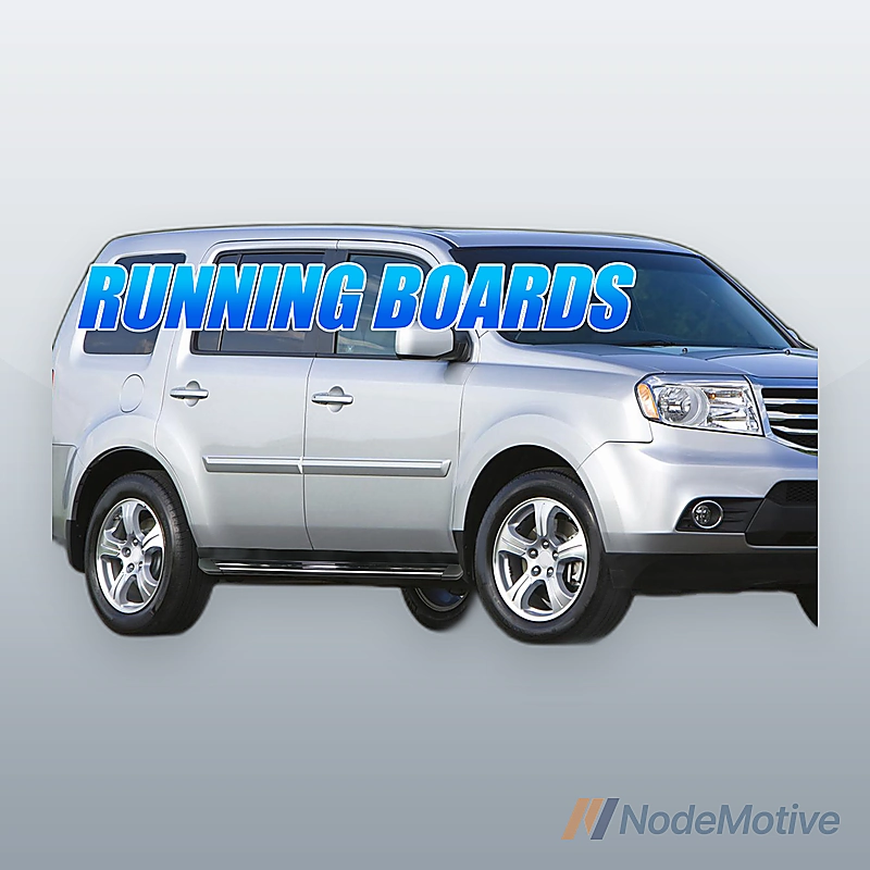 Side Step Nerf Bars Running Boards for 2009-2015 Honda Pilot Left+Right