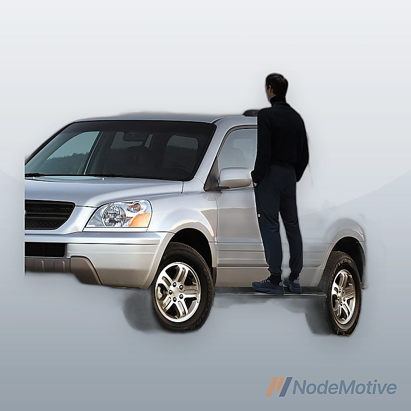 Side Step Nerf Bars Running Boards for 2009-2015 Honda Pilot Left+Right