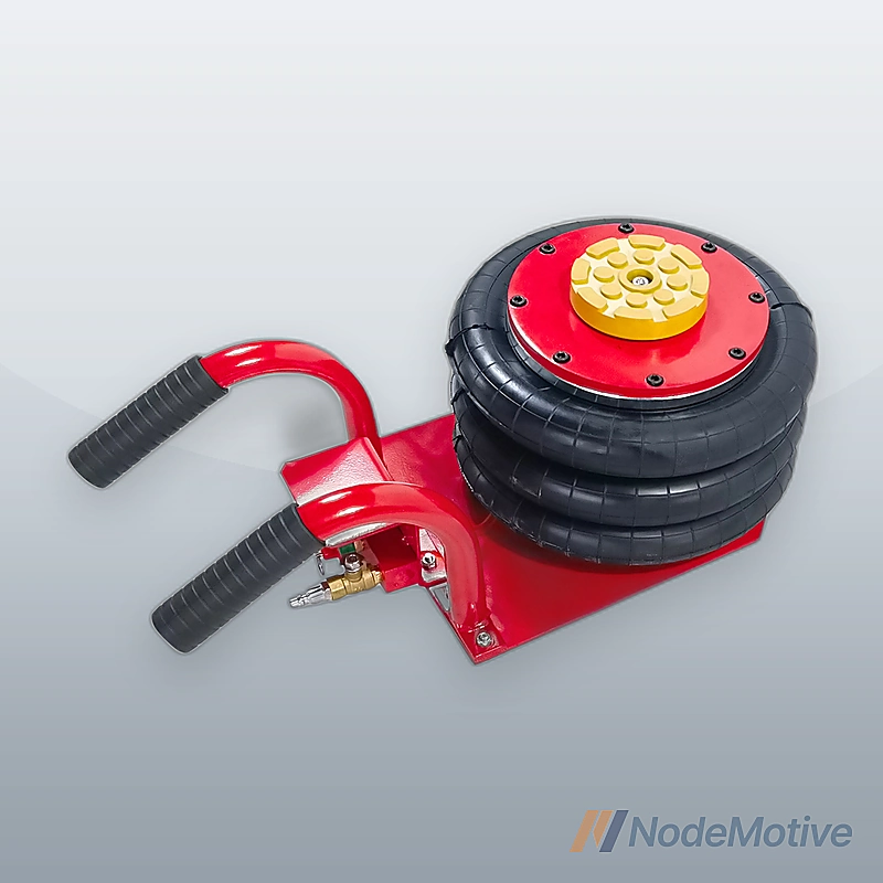 Triple Air Bag Jack for Car 3 Ton Heavy Duty Air Jack Lift Up To 18 Inch Red