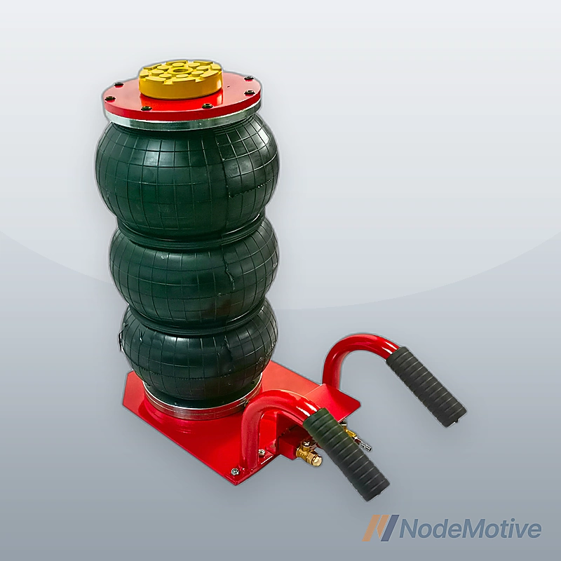 Triple Air Bag Jack for Car 3 Ton Heavy Duty Air Jack Lift Up To 18 Inch Red