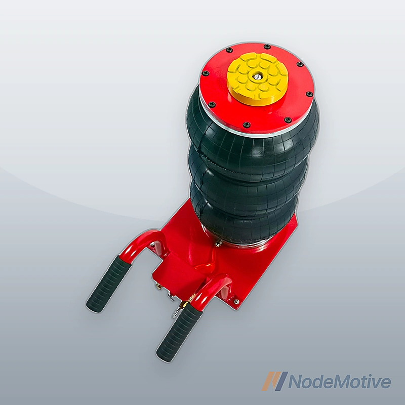 Triple Air Bag Jack for Car 3 Ton Heavy Duty Air Jack Lift Up To 18 Inch Red