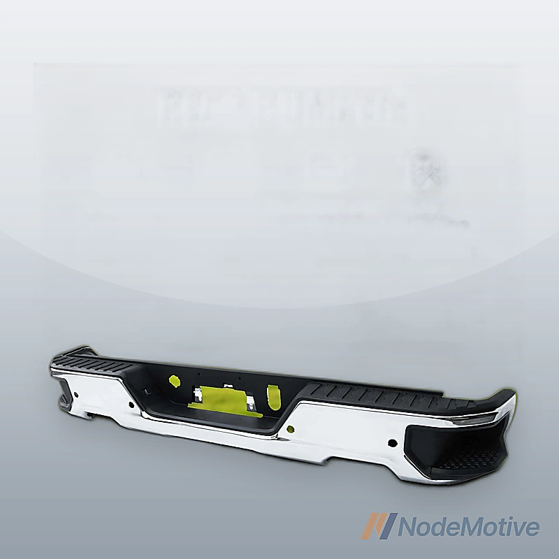 Chrome Rear Bumper Assembly for 2019-2023 Chevy Silverado GMC Sierra w/ Park