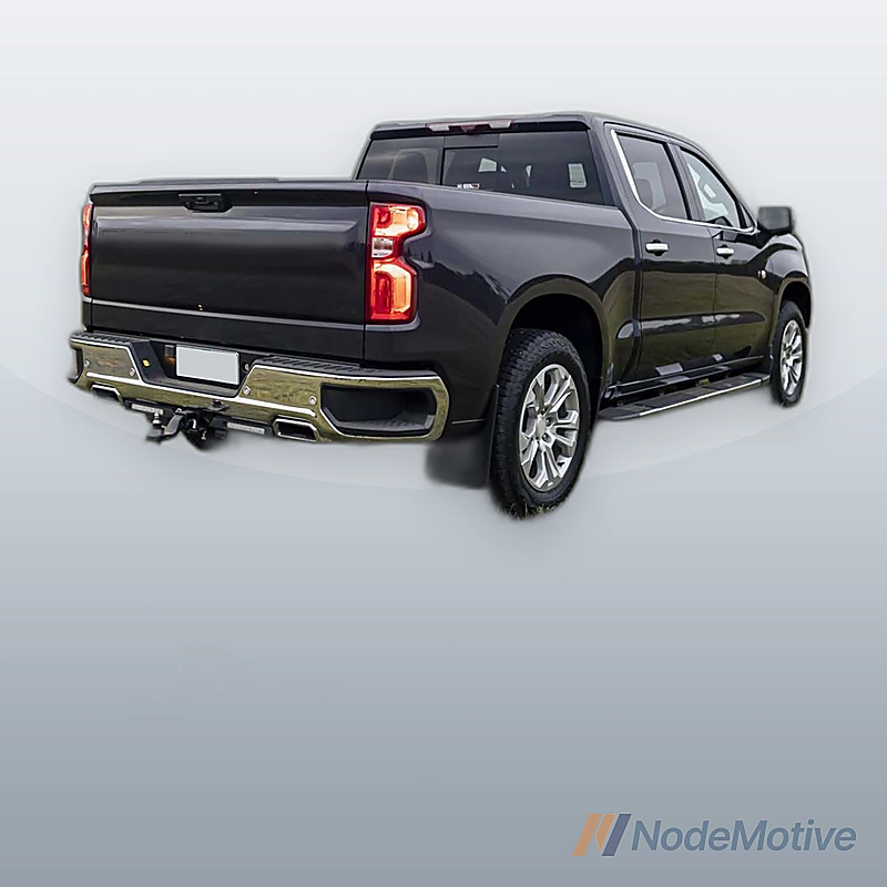 Chrome Rear Bumper Assembly for 2019-2023 Chevy Silverado GMC Sierra w/ Park