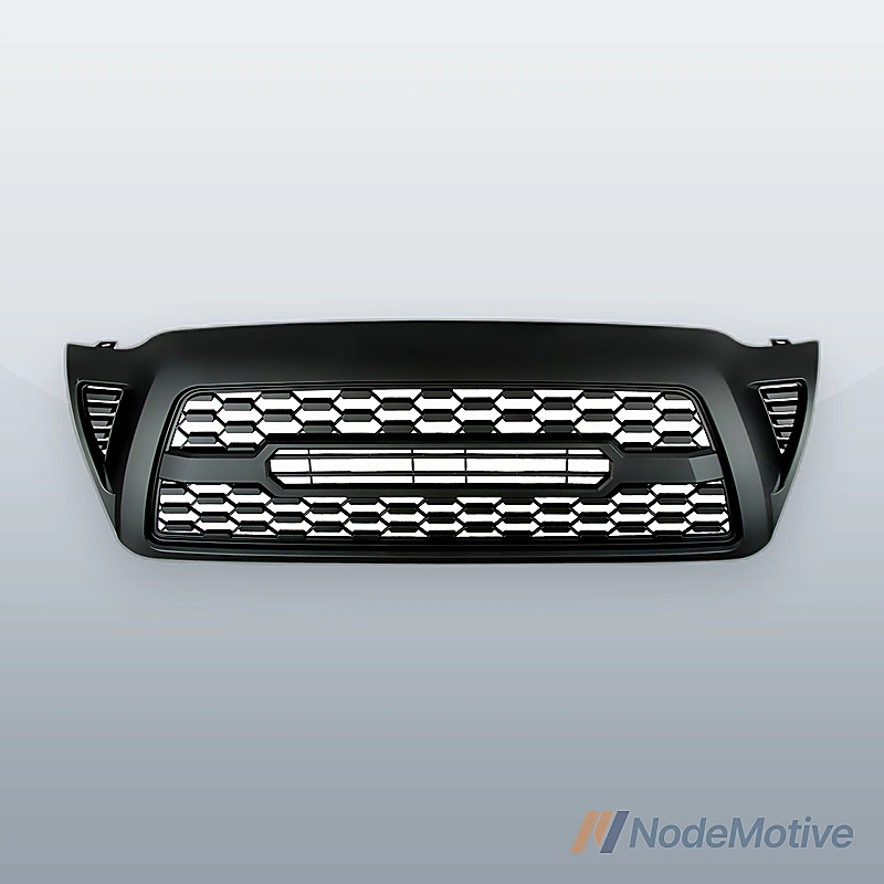Front Grille for 2005 2006 2007 2008 2009 2010 2011 Toyota Tacoma Gloss Black