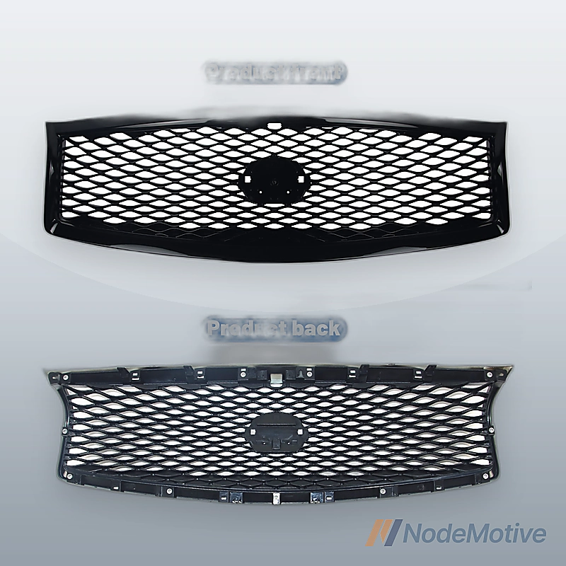 Front Grill for 2015-2019 INFINITI Q70L/Q70 With Camera Option Gloss Black