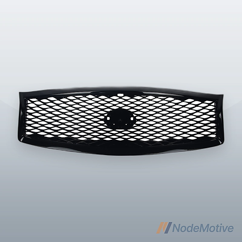 Front Grill for 2015-2019 INFINITI Q70L/Q70 With Camera Option Gloss Black
