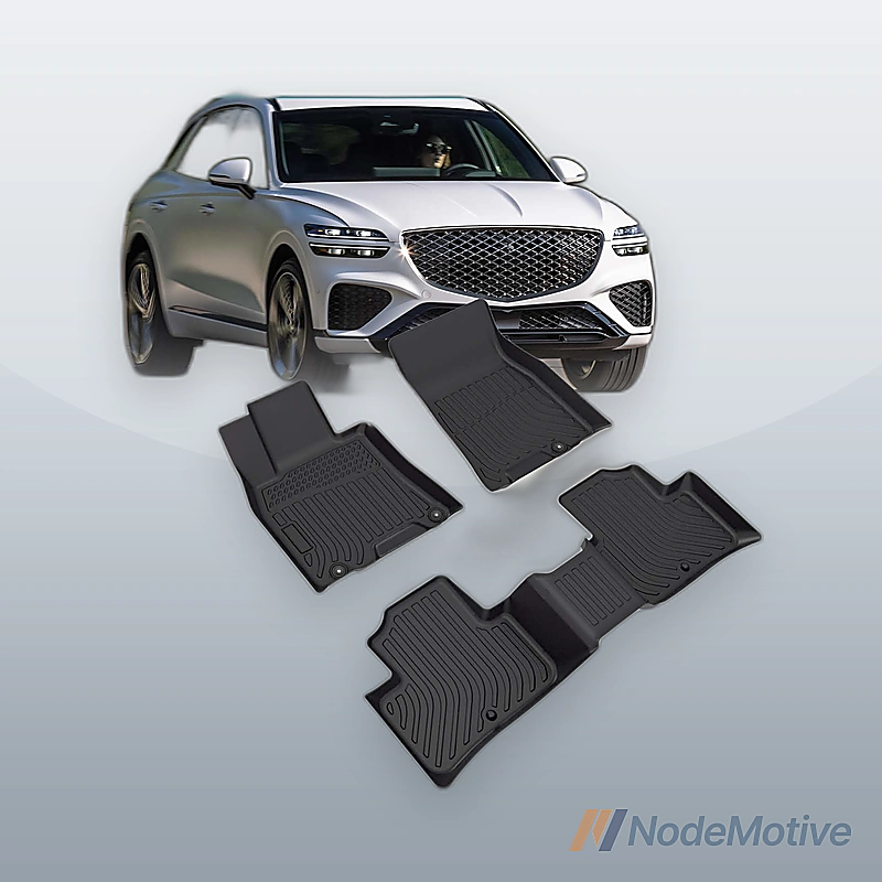 Floor Mats Liners Replacement for Genesis GV70 2022 2023 All Weather Waterproof