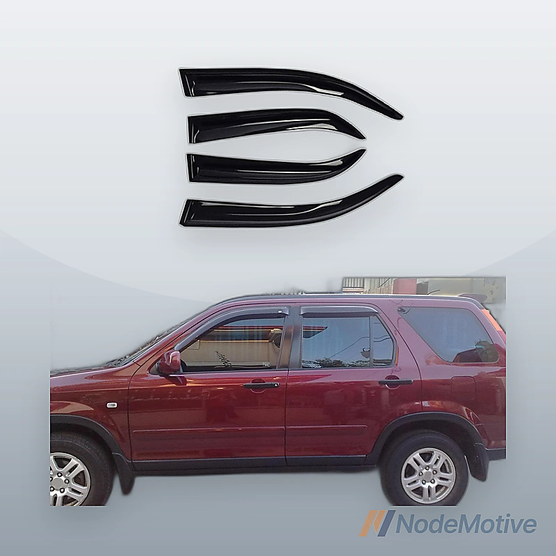 4pcs For 02-06 Honda CR-V Sun/Rain Guard Wind Deflector Window Visors