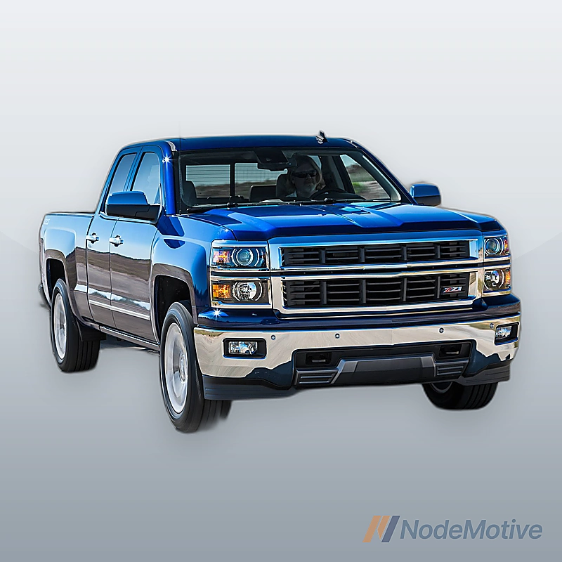 Front Bumper for 2014 2015 Chevy Silverado 1500 w/ Fog & Park, Chrome
