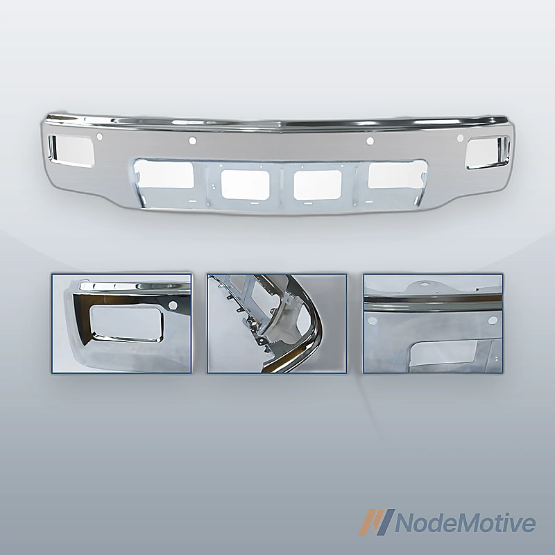 Front Bumper for 2014 2015 Chevy Silverado 1500 w/ Fog & Park, Chrome
