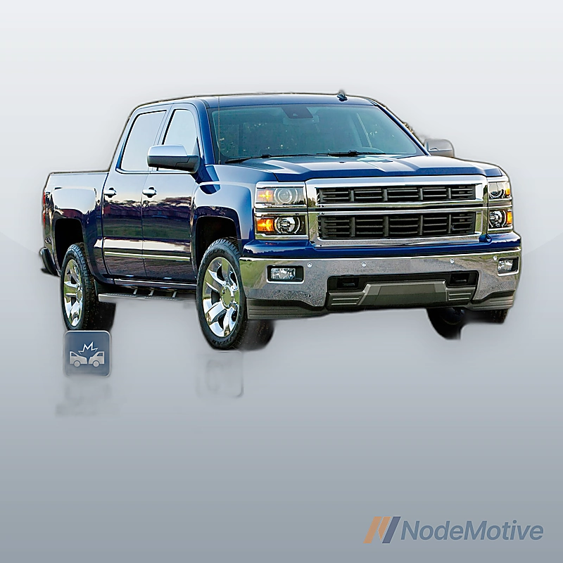Front Bumper for 2014 2015 Chevy Silverado 1500 w/ Fog & Park, Chrome