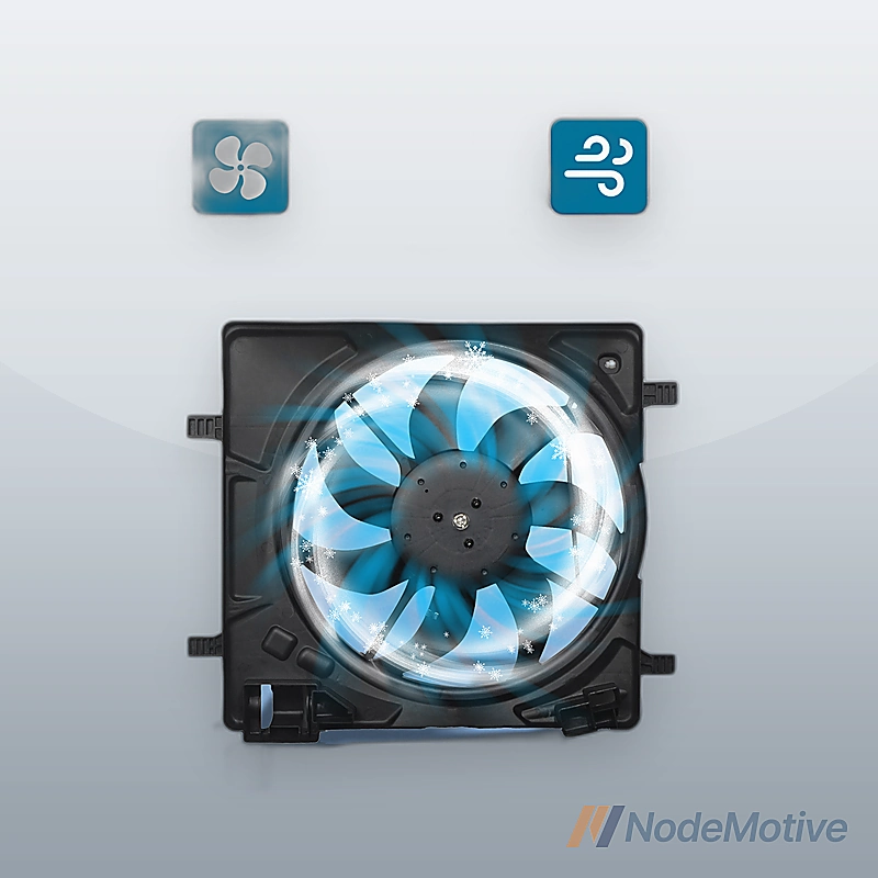 Radiator Cooling Fan Assembly for 2013-2015 Chevrolet Spark