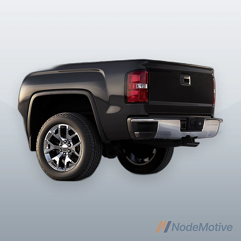 Chrome Rear Bumper Assembly for 2015-2019 Chevy Silverado Sierra 2500 3500