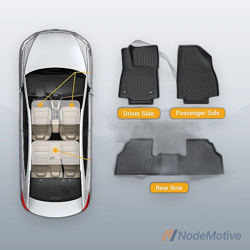 Car Floor Mats for 2013-2022 Buick Encore No Fit 2020-2023 Encore GX Black