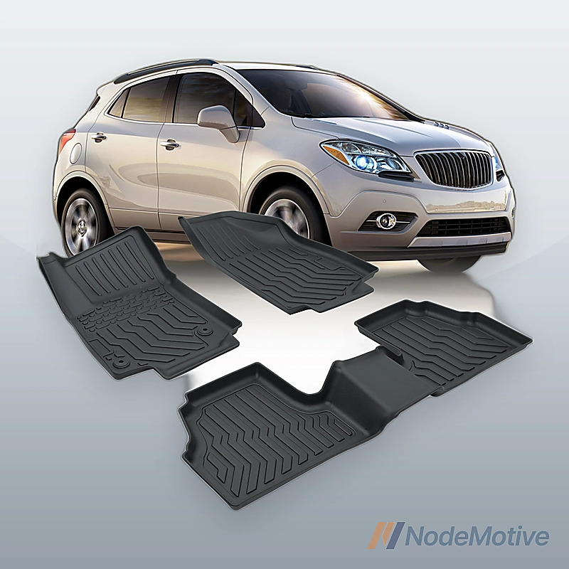Car Floor Mats for 2013-2022 Buick Encore No Fit 2020-2023 Encore GX Black