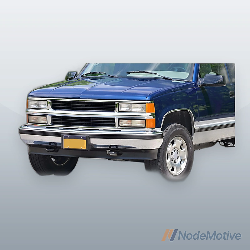 Front Bumper Steel For 88-98 Chevrolet C1500 K1500 95-00 Tahoe Chrome W/TrimHole