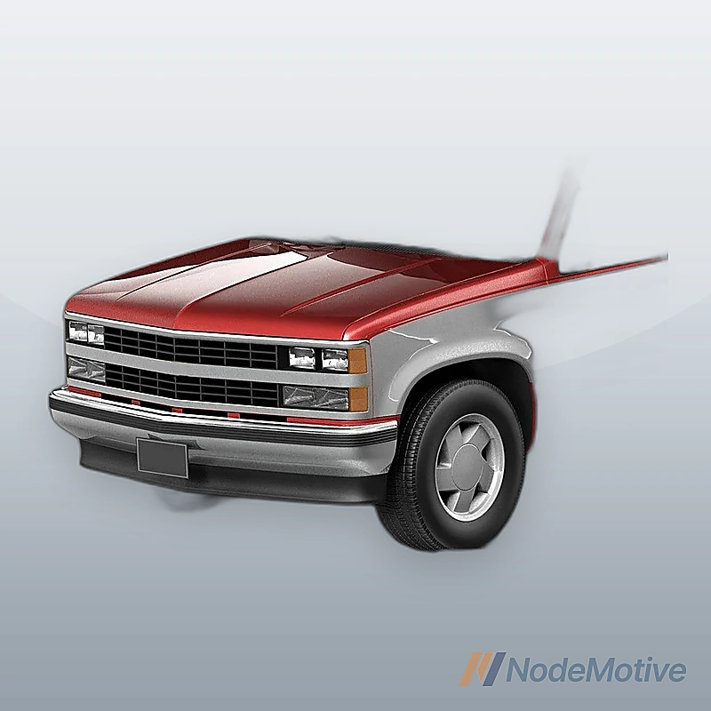 Front Bumper Steel For 88-98 Chevrolet C1500 K1500 95-00 Tahoe Chrome W/TrimHole