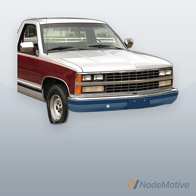 Front Bumper Steel For 88-98 Chevrolet C1500 K1500 95-00 Tahoe Chrome W/TrimHole
