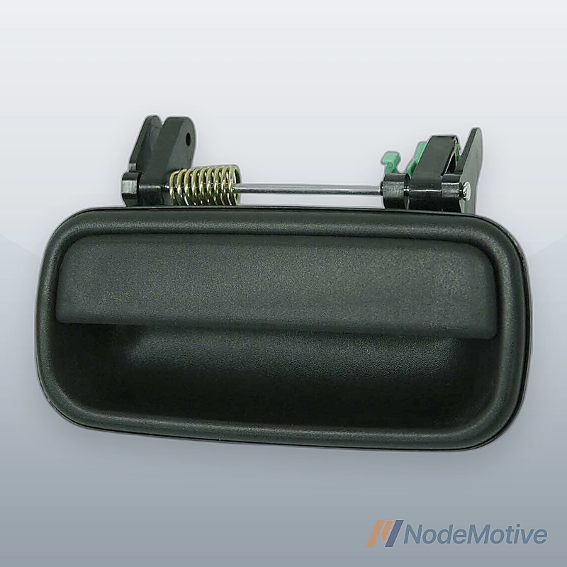 Door Handle For 2001-2004 Toyota Tacoma Crew Cab Rear Left Smooth Black Plastic