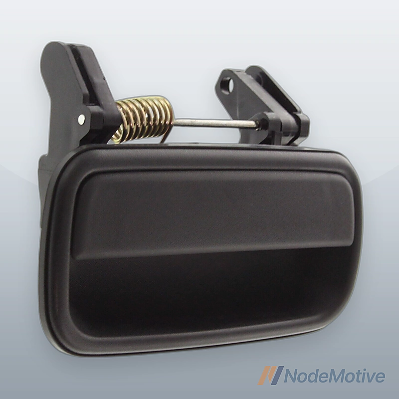 Door Handle For 2001-2004 Toyota Tacoma Crew Cab Rear Left Smooth Black Plastic