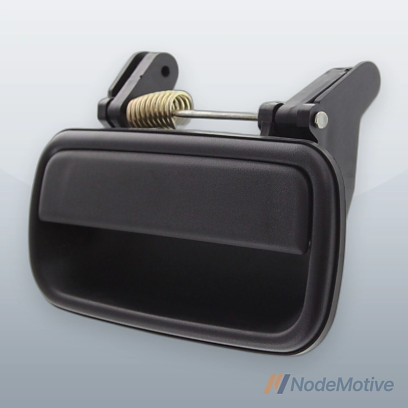 Door Handle For 2001-2004 Toyota Tacoma Crew Cab Rear Left Smooth Black Plastic