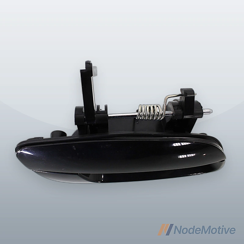 Exterior Door Handle For 2001-2006 Hyundai Elantra Rear RH Smooth Black Plastic