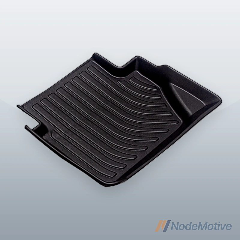 Car Floor Mats for 2014-2019 Ford Fiesta，All-Weather TPE Rubber