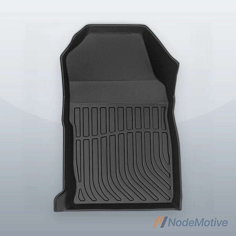 Car Floor Mats for 2014-2019 Ford Fiesta，All-Weather TPE Rubber