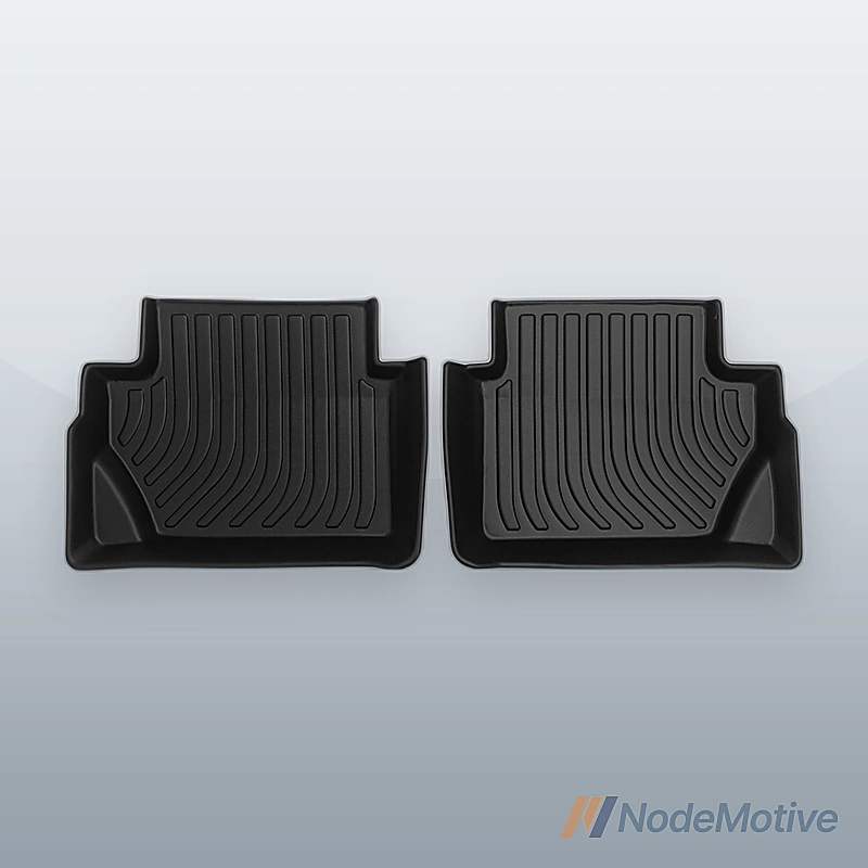 Car Floor Mats for 2014-2019 Ford Fiesta，All-Weather TPE Rubber