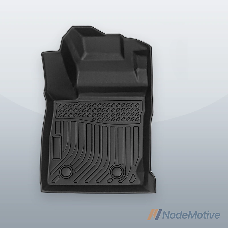 Car Floor Mats for 2014-2019 Ford Fiesta，All-Weather TPE Rubber