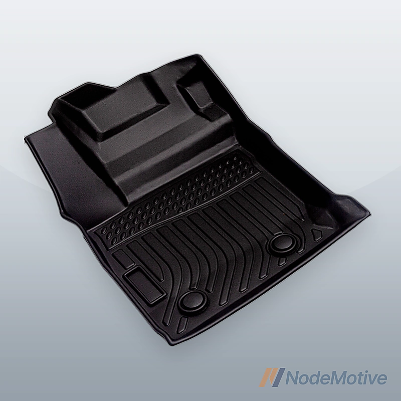 Car Floor Mats for 2014-2019 Ford Fiesta，All-Weather TPE Rubber