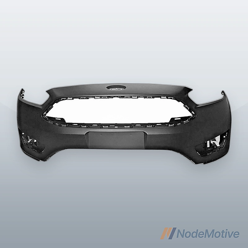 For 12-20 FORD FOCUS 6pcs FRONT BUMPER COVER COMPLETE TITANIUM GRILLS FOG LAMPS