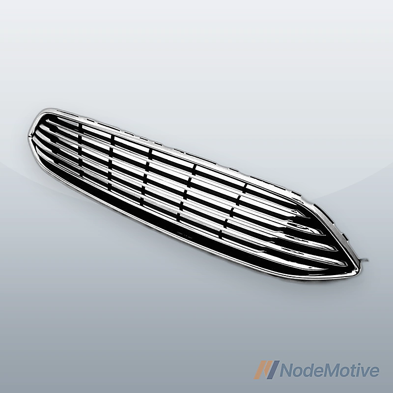 For 12-20 FORD FOCUS 6pcs FRONT BUMPER COVER COMPLETE TITANIUM GRILLS FOG LAMPS