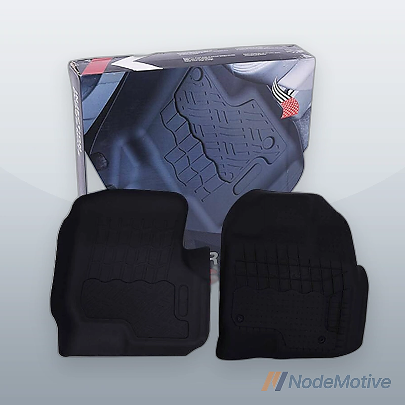 Front 2PCS Black TPE Mats kit for Ram 1500 Quad Cab