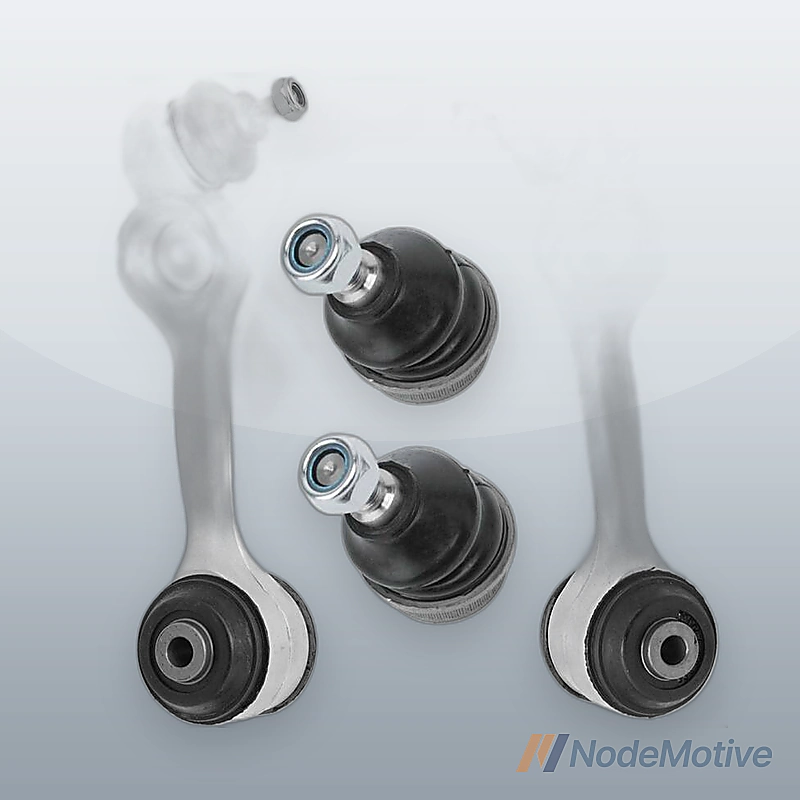 4 Pcs Front Upper Control Arm + Lower Ball Joint Kit for Mercedes Benz W126