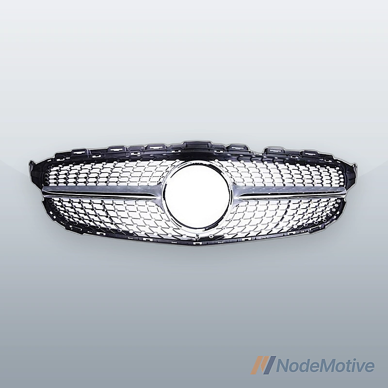 For Mercedes Benz W205 Diamond Radiator Grille W205 C63AMG Front