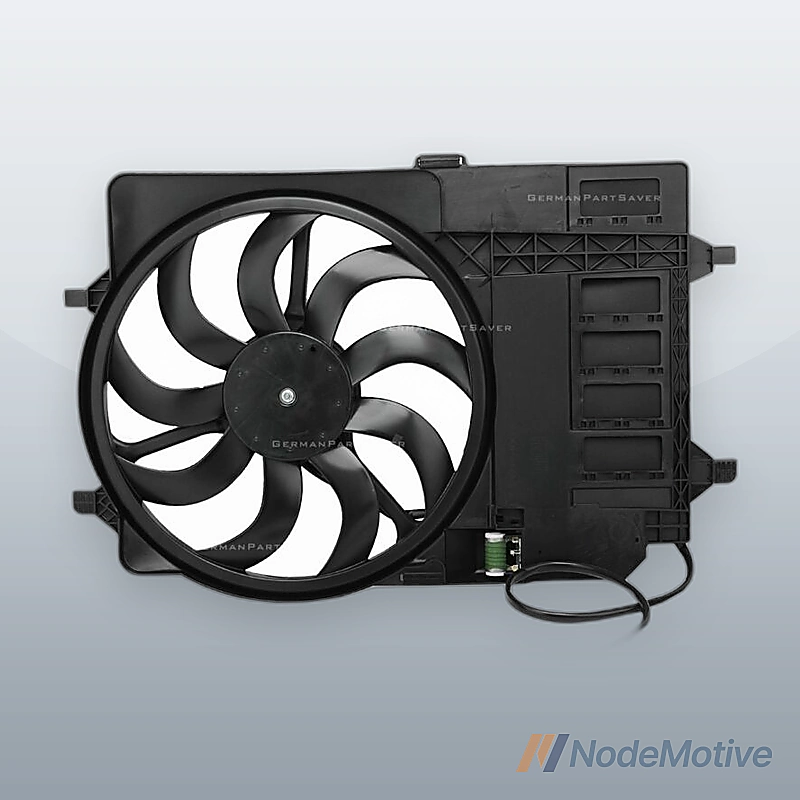 Radiator Condensor Cooling Fan Assembly For Mini Cooper 1.6L 2003-08