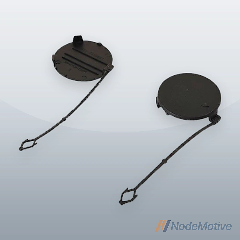 1Pair Front Bumper Left+Right Tow Hook Eye Cover Caps For BMW X5 E70 2007-2010