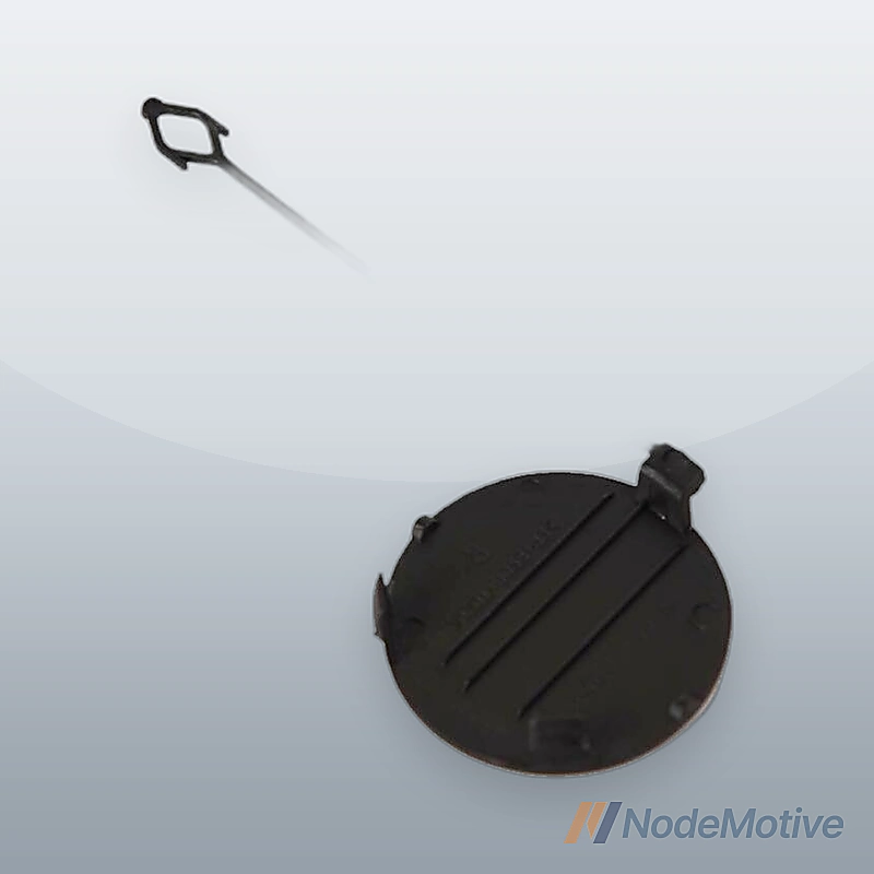 1Pair Front Bumper Left+Right Tow Hook Eye Cover Caps For BMW X5 E70 2007-2010