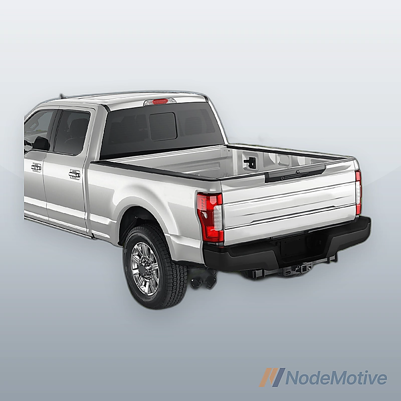 Rear Bumper Steel For 2017-2022 Ford F-250 F-350 Black W/O Radar Hole