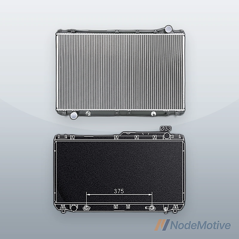 Car Aluminium Radiator for 94-96 Camry Avalon, for 1994-1996 Lexus ES300,1746