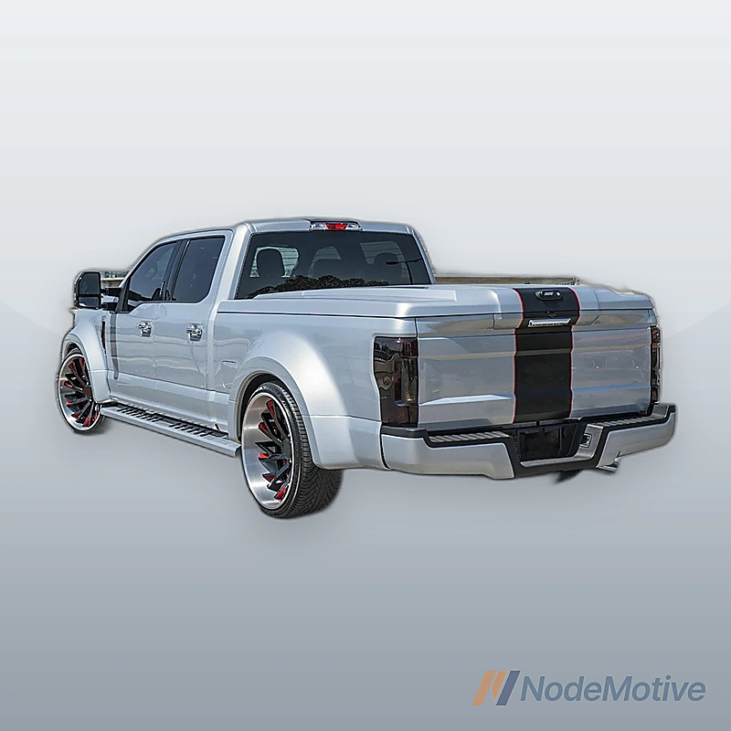 Rear Bumper Steel For 2017-2022 Ford F-250 F-350 Chrome W/O Radar Hole