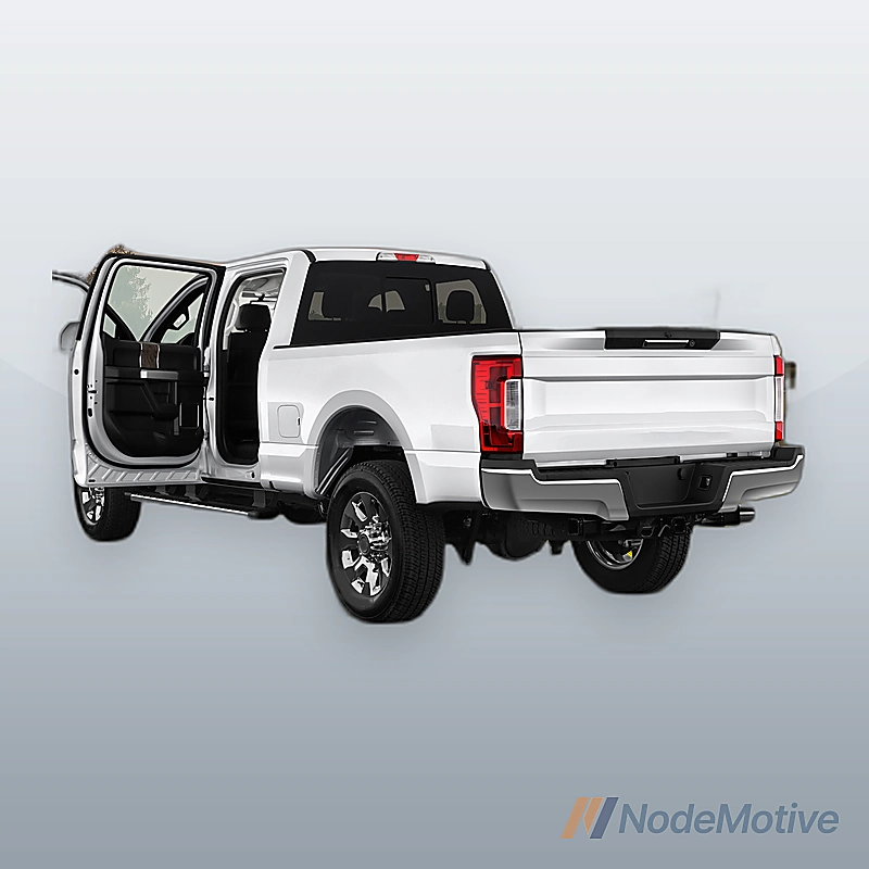Rear Bumper Steel For 2017-2022 Ford F-250 F-350 Chrome W/O Radar Hole