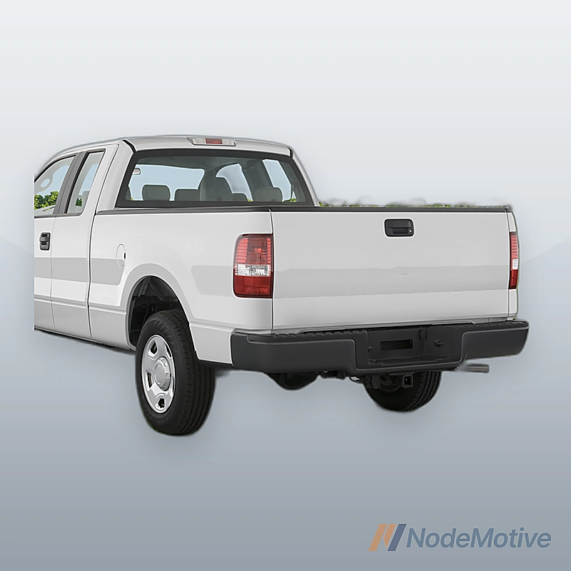 Rear Bumper Steel For 2021 Ford F150 W/ Tow Hole Black W/O Radar Holes