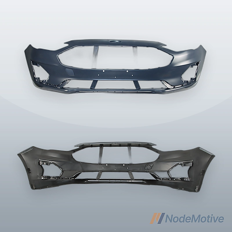 Front Bumper Plastic For 2019-2021 FUSION FO1000757 Black