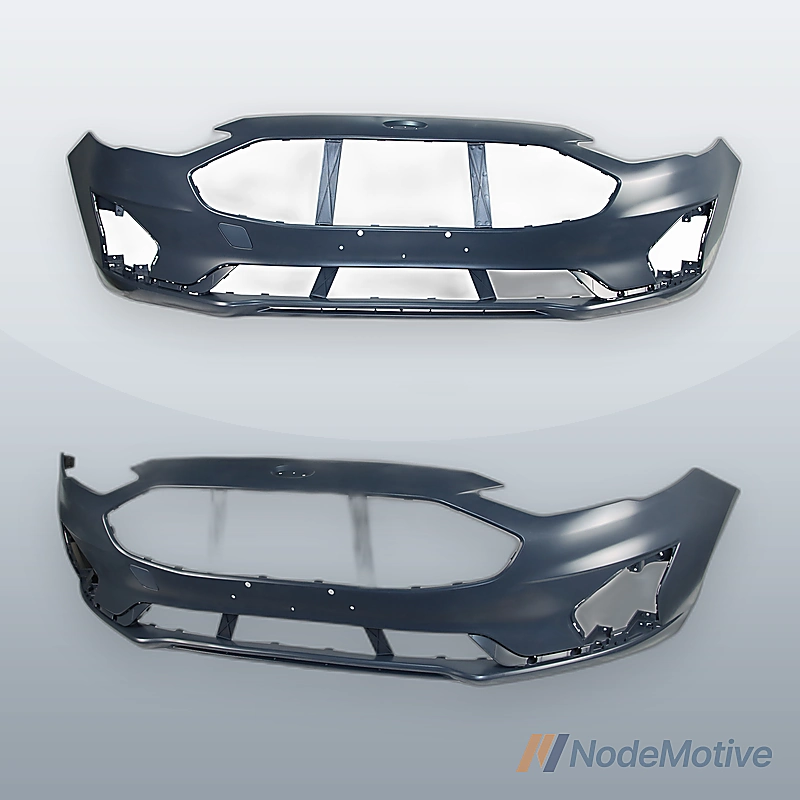 Front Bumper Plastic For 2019-2021 FUSION FO1000757 Black