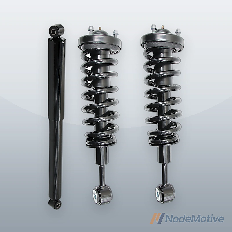 For Lincoln Mark LT Ford F-150 4WD Front Complete Strut Spring Rear Shock Pair