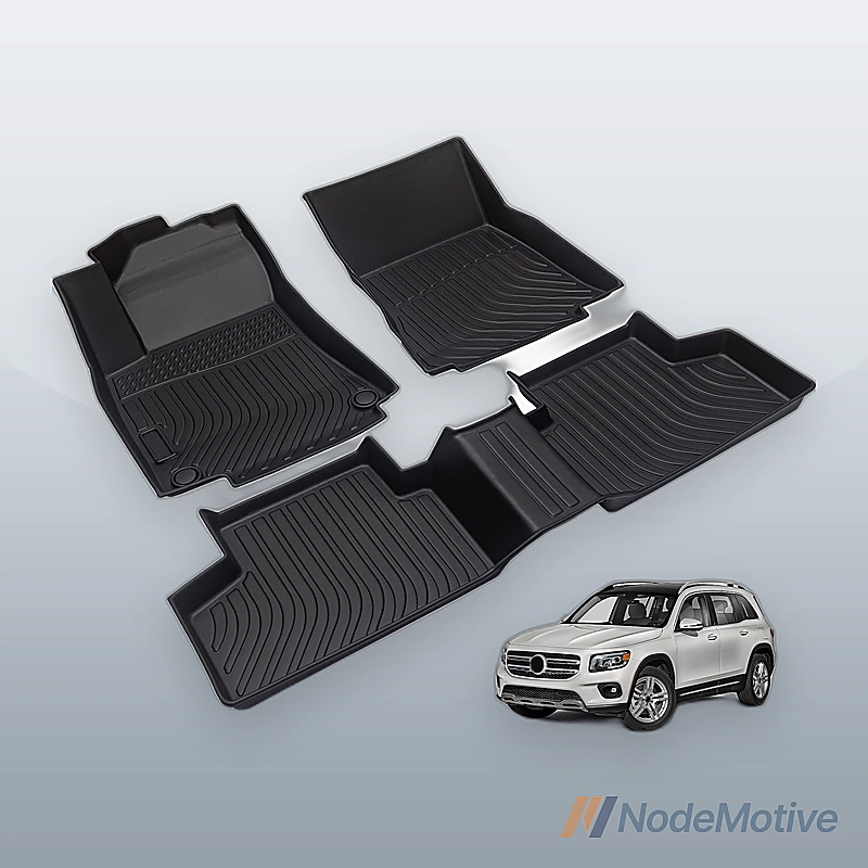 Floor Mats for Mercedes Benz GLB 2020-2023 TPE Custom All Weather