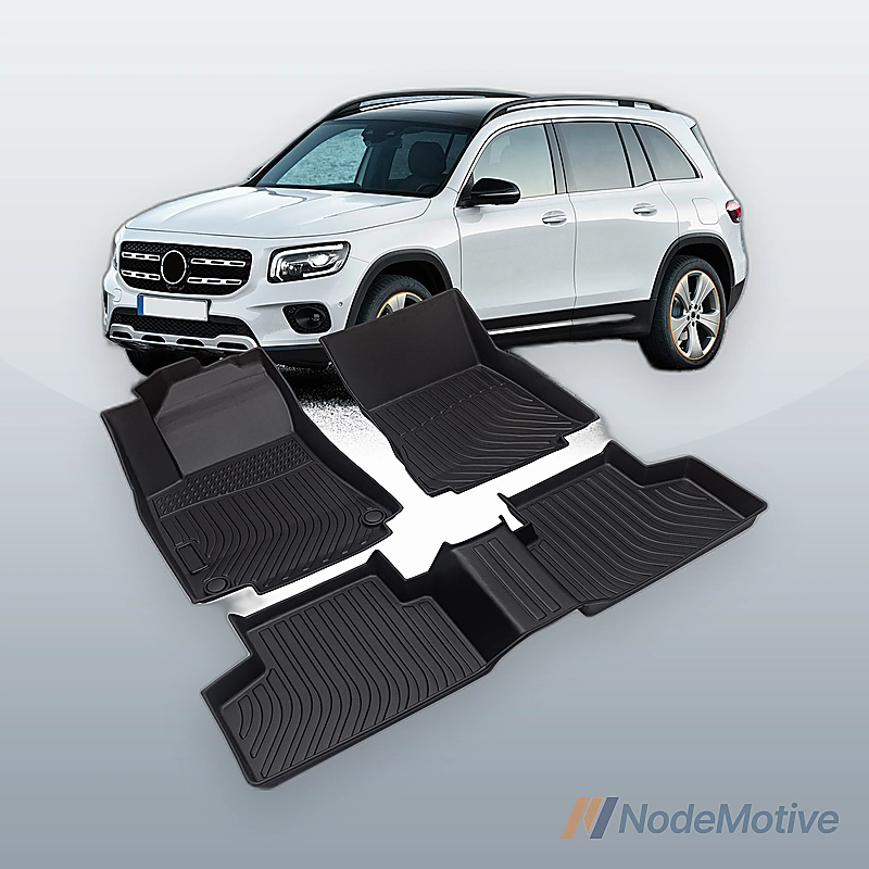 Floor Mats for Mercedes Benz GLB 2020-2023 TPE Custom All Weather